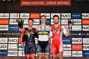 ENGLER Eric, GLAETZER Matthew, SKINNER Callum: UCI Track Cycling World Cup Manchester 2017 – Day 3