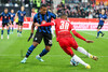 Isaiah Young, Jonas Albenas Rot-Weiss Essen vs. SV Waldhof Mannheim Spielfotos 12.11.2023