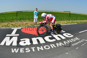 Daniel Moreno Fernandez: 11. Stage, ITT from Avranches to Le Mont Saint Michel