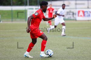 Mampasi-Joseph Boyamba Mülheimer FC 97 - Rot-Weiss Essen Spielfotos 08.09.2024