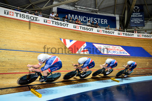 BURKE Steven, CLANCY Edward, WOOD Oliver, EMADI Kian: UCI Track Cycling World Cup Manchester 2017 – Day 2