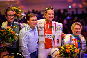 Anita Stenberg, Gosia Wojtyra, Jarmila Machacova: 105. Berliner Sechstagerennen 2016