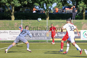 Tolunay Isik Mülheimer FC 97 - Rot-Weiss Essen Spielfotos 08.09.2024