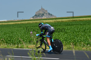David Garcia Lopez: 11. Stage, ITT from Avranches to Le Mont Saint Michel