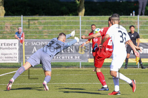 Tolunay Isik Mülheimer FC 97 - Rot-Weiss Essen Spielfotos 08.09.2024