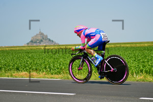 Elia Favilli: 11. Stage, ITT from Avranches to Le Mont Saint Michel