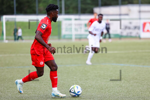 Mampasi-Joseph Boyamba Mülheimer FC 97 - Rot-Weiss Essen Spielfotos 08.09.2024