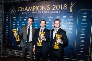 GROß Marcus, HÖRDLER Frank, MÜLLER Jonas, NOEBELS Marcel: Champions Gala - Berliner Sportler des Jahres 2018