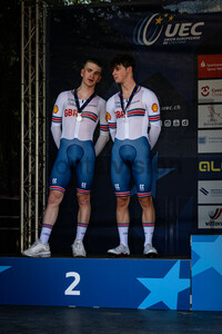 WIGGINS Micheal Ben, HOBBS Alfred Bruce Noah: UEC Track Cycling European Championships U23/U19– Cottbus 2024