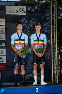 VANDENBRANDEN Noah, CRABBE Tom: UEC Track Cycling European Championships U23/U19– Cottbus 2024