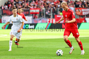 Lucas Brumme, Nick Bätzner Rot-Weiss Essen - Wehen Wiesbaden 14.09.2024