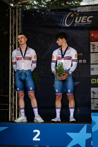 WIGGINS Micheal Ben, HOBBS Alfred Bruce Noah: UEC Track Cycling European Championships U23/U19– Cottbus 2024