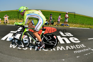 Brian Vandborg: 11. Stage, ITT from Avranches to Le Mont Saint Michel