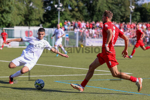 Leonardo Vonic Mülheimer FC 97 - Rot-Weiss Essen Spielfotos 08.09.2024