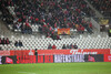 Stadion an der Hafenstraße Bande Rot-Weiss Essen vs. FC Viktoria Köln Spielfotos 23.01.2024