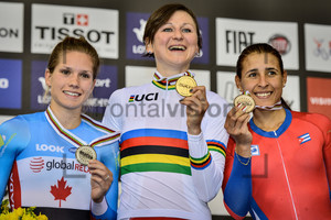 GLAESSER Jasmin, PAWLOWSKA Katarzyna, SIERRA CANADILLA Arlenis: UCI Track World Championships 2016
