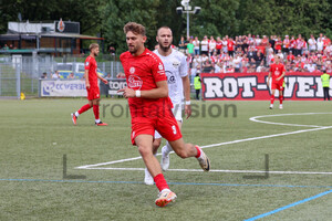 Leonardo Vonic Mülheimer FC 97 - Rot-Weiss Essen Spielfotos 08.09.2024