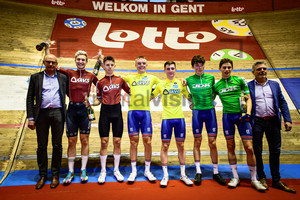 BIRKEMOSE  Arne, TEUTENBERG Tim Torn, ALFIE George, RUSHBY Max, STOCKWELL Oliver, NILSSON JULIEN Oscar:  Lotto Z6s daagse Vlaanderen-Gent 2019