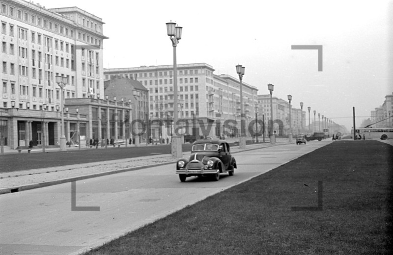 Stalinallee in East Berlin photos 1949 to 1961