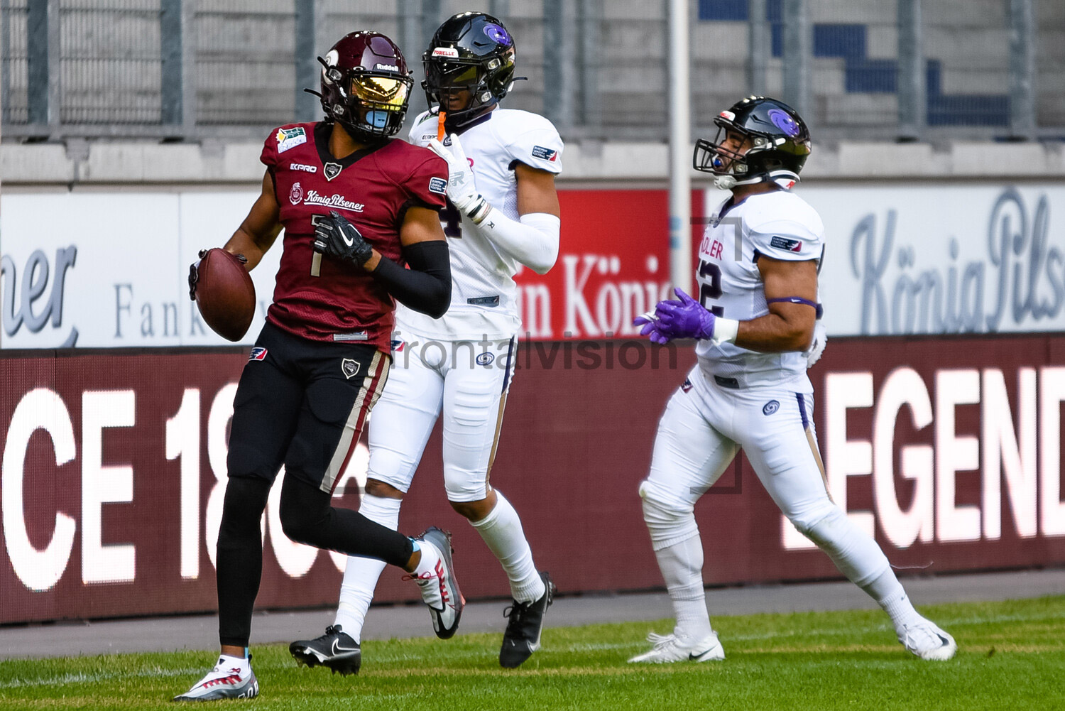 Sport, Football, European League of Football season 2023 2024 semifinals  Frankfurt Galaxy at Rhein