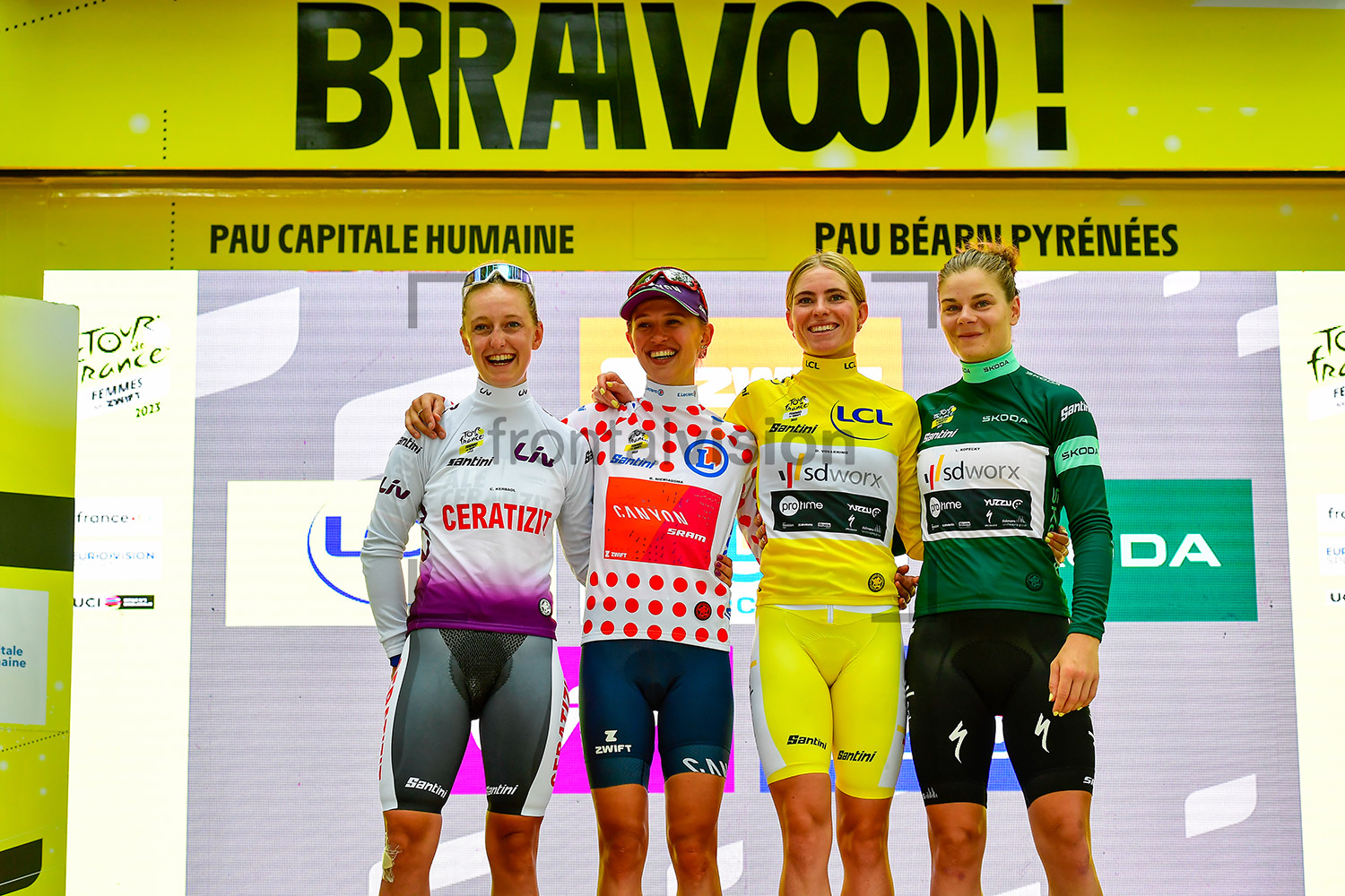 podium tour de france 2023 femme