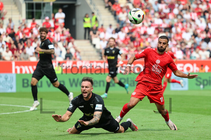 Rot-Weiss Essen vs. Alemannia Aachen 1. Spieltag 3. Liga Saison 2024/2025 Fotos und Bilder