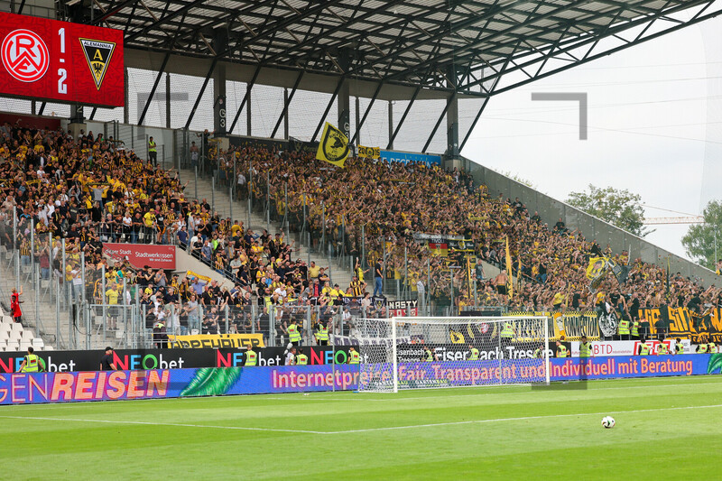 Rot-Weiss Essen vs. Alemannia Aachen 1. Spieltag 3. Liga Saison 2024/2025 Fotos und Bilder