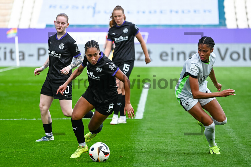 SGS Essen vs. VfL Wolfsburg 7th matchday Google Pixel Women Bundesliga 2024/2025