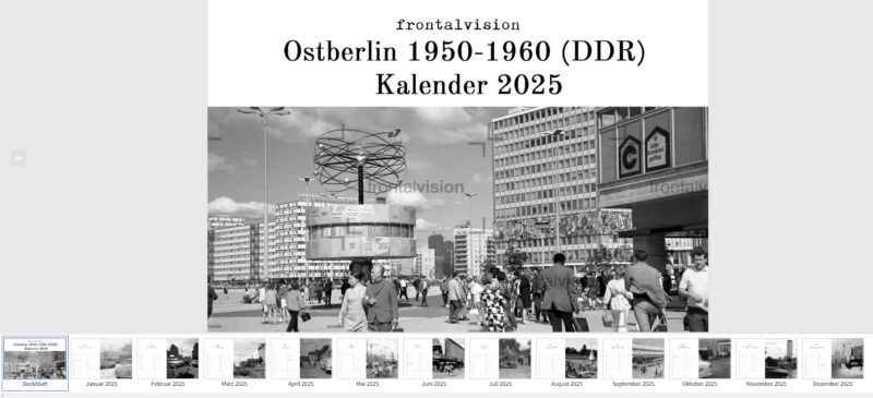 ostberlin ddr kalender 2025