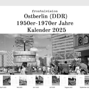 ddr kalender 2025 Ostberlin titelbild